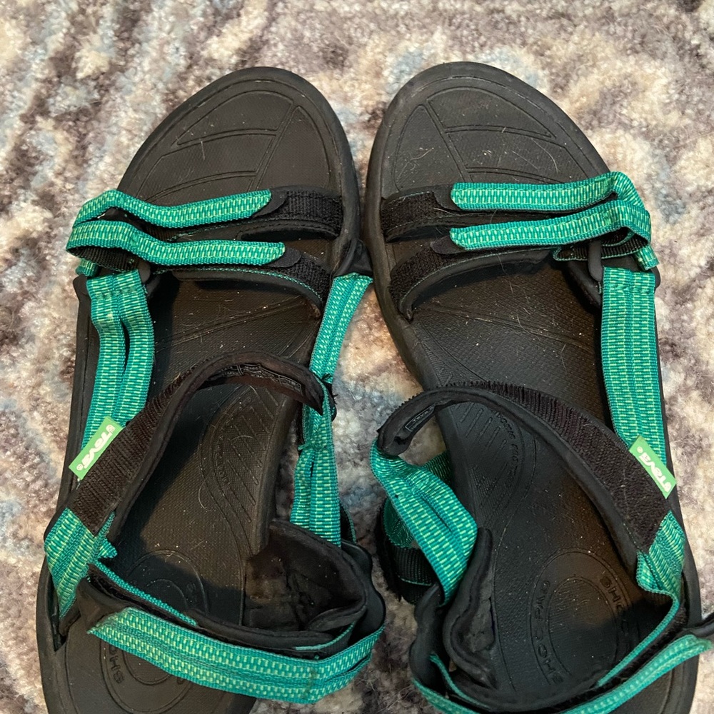 Teva Sandals. Used. No issues.